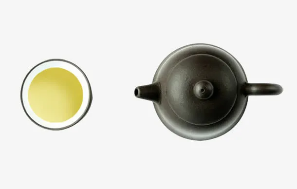 茶壶与茶杯免抠素材免抠