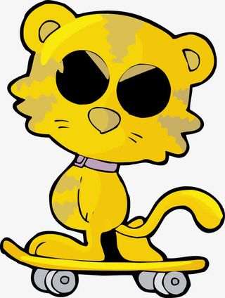 卡通动物矢量图免抠