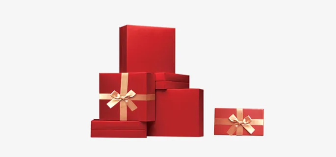 精美大气礼盒免抠