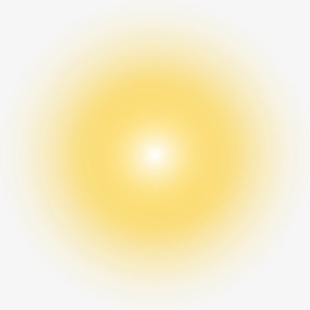 黄色闪耀光芒免抠装饰效果特效元素