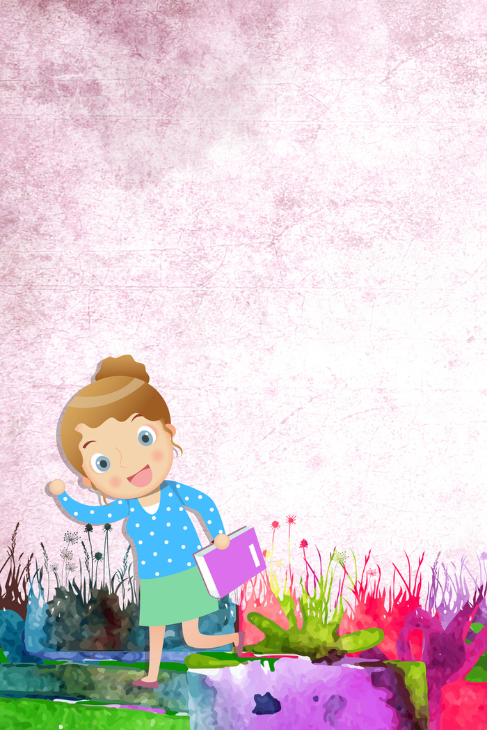 手绘卡通可爱教师节高清