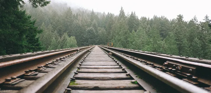 复古情怀铁路透视元素高清