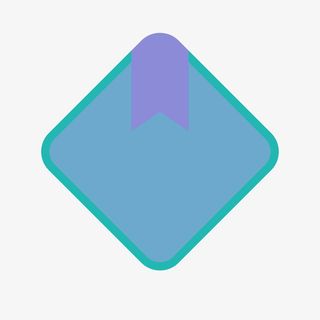 商业 扁平化 标签 蓝色 简单免抠