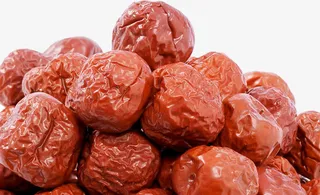 一堆免扣的红枣免抠