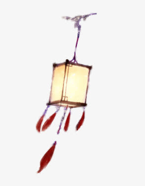 灯笼单个灯笼免抠