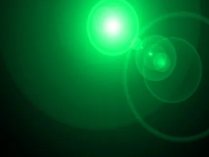 店铺绿光宣传海报免抠