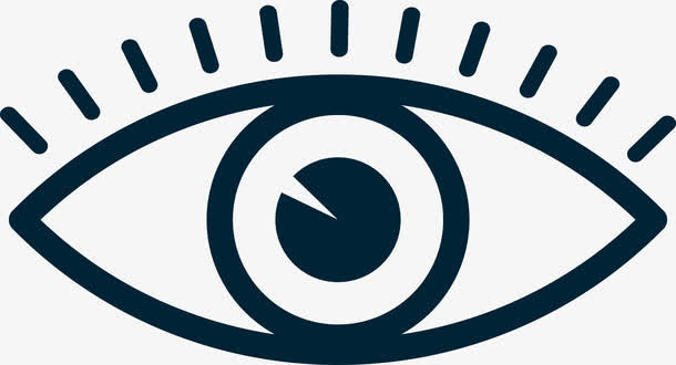 大眼睛矢量图标免抠