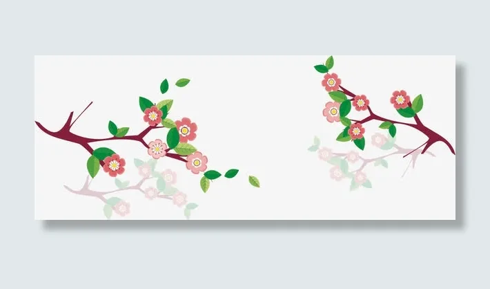 花朵迎春素材免抠