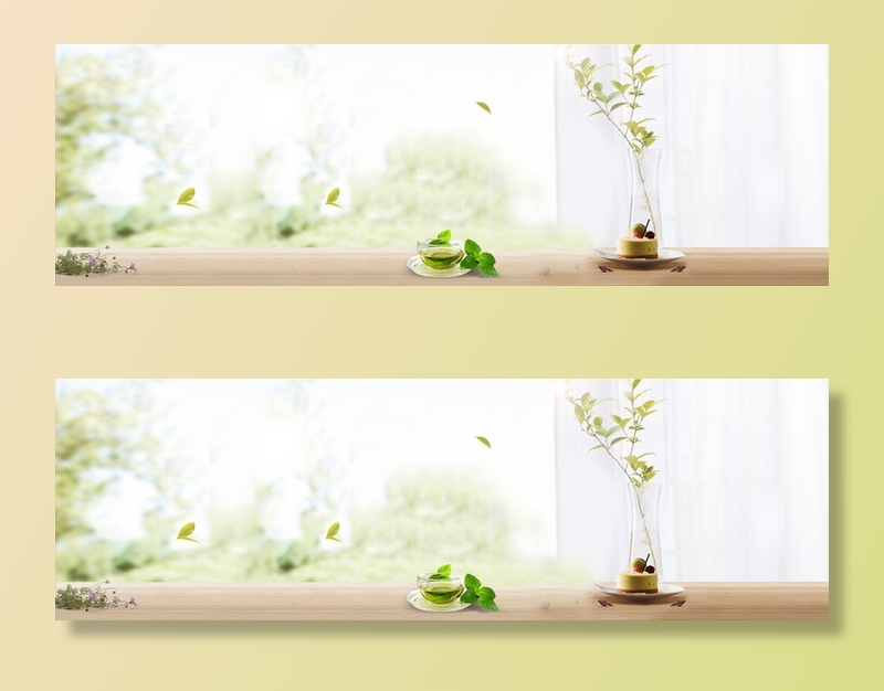 春天简约白色背景高清文艺清新背景