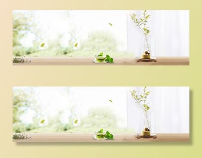 春天简约白色背景高清文艺清新背景