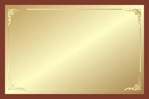 简约金色边框平面广告高清