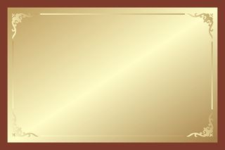 简约金色边框平面广告高清