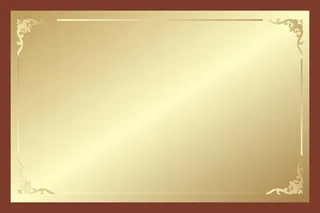 简约金色边框平面广告高清