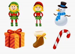 矢量图肯德基圣诞海报素材免抠