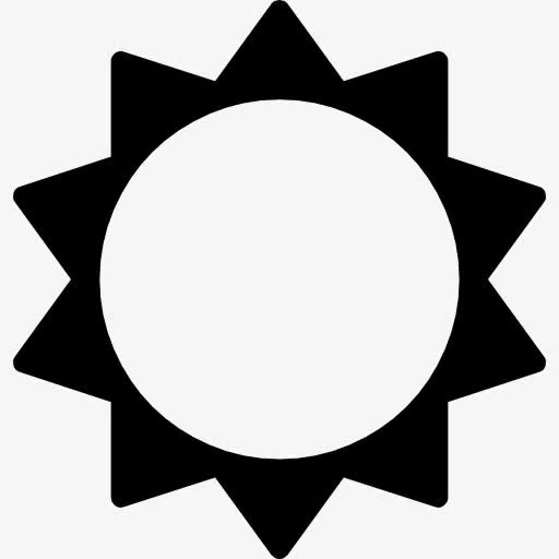 太阳图标免抠