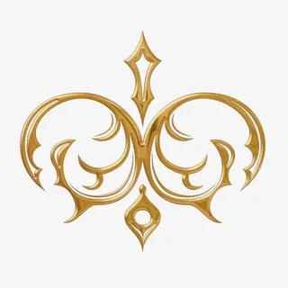 欧式圆形复古装饰精美金色纹理免抠