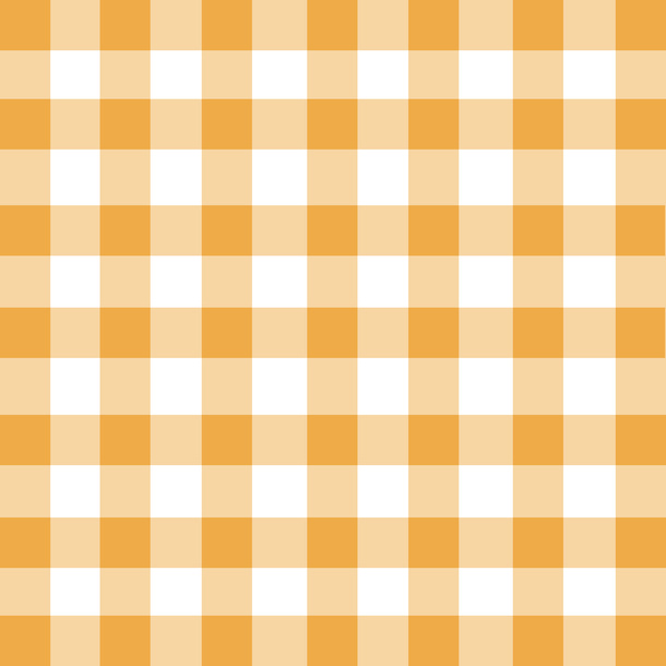 橘色卡通格子背景素材免抠