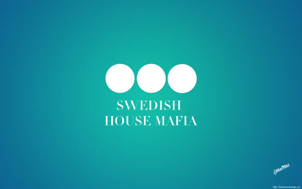 蓝青色渐变白色文字免抠