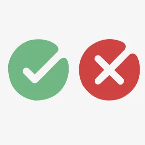正确错误图标免抠