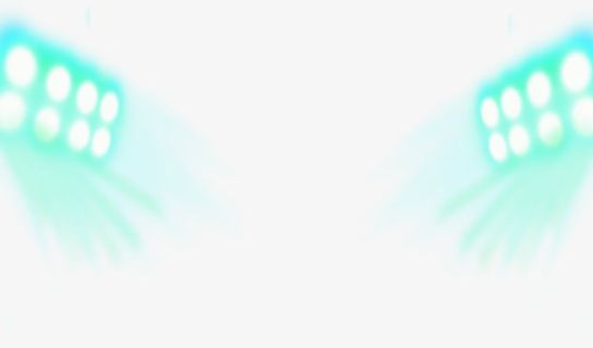 蓝色舞台光免抠