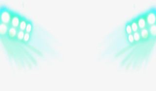 蓝色舞台光免抠