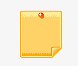 卡通便签图标免抠