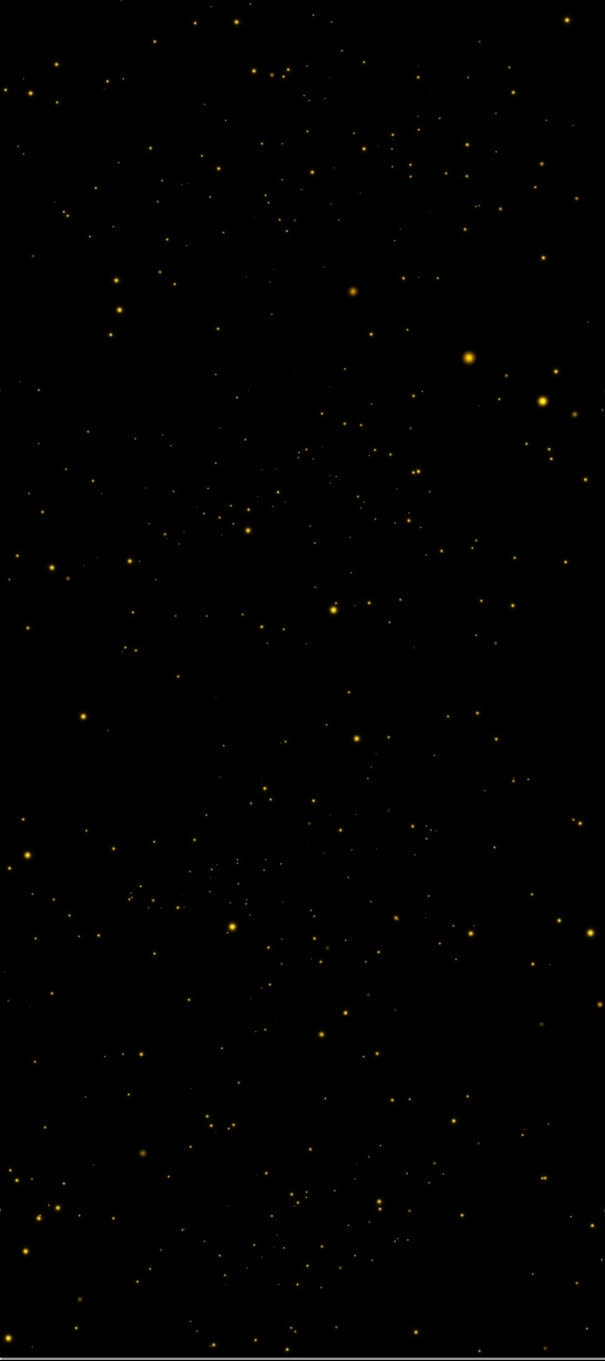 黑底黄色光点星空海报背景免抠背景抽象/梦幻元素