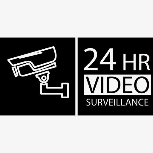 24小时视频监控系统图标免抠