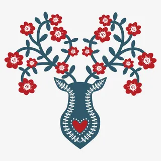 中国风花艺免抠