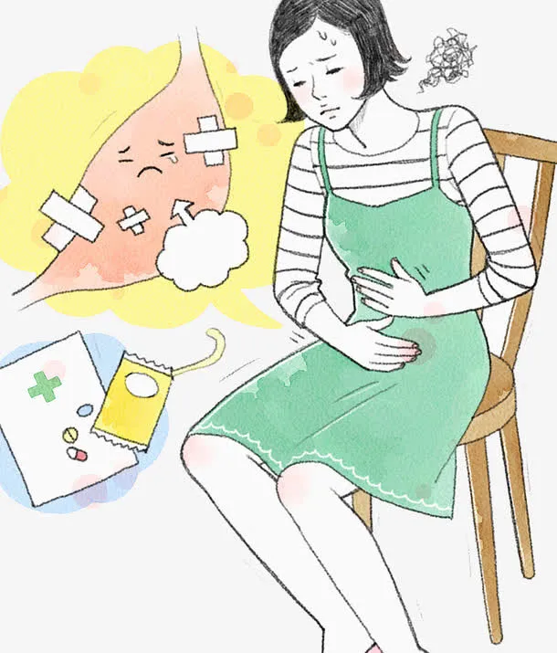 腹痛胀气免抠