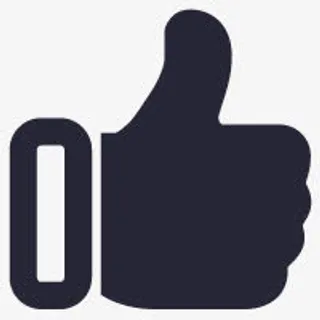 手绘黑色点赞图标免抠图标元素