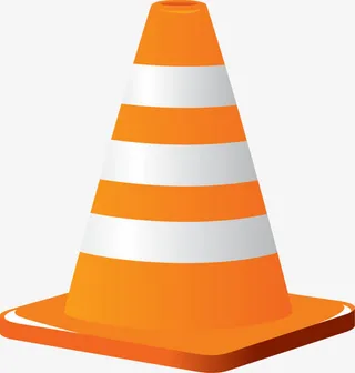 黄色立体标志免抠