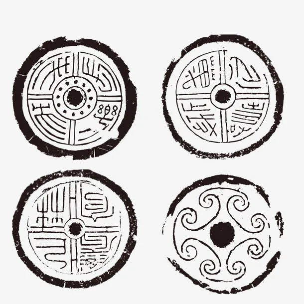 古风圆形边框免抠