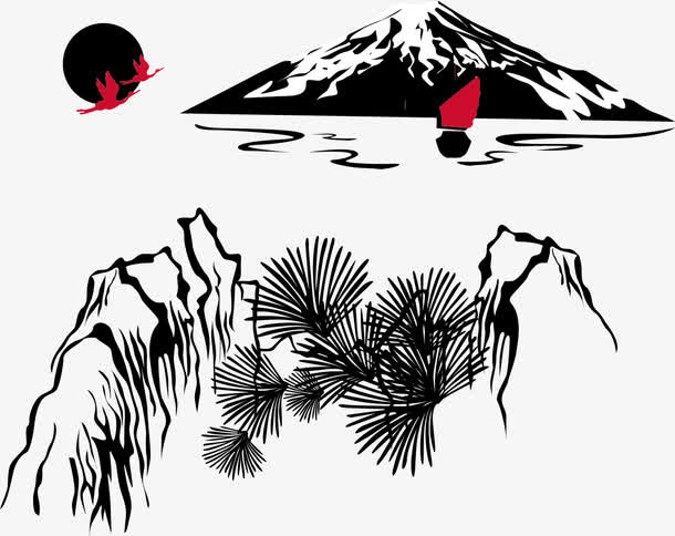 经典日本元素素材免抠