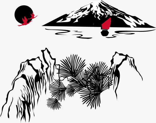 经典日本元素素材免抠
