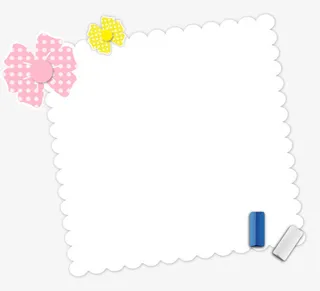 红色蝴蝶结边框免抠