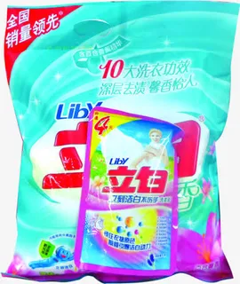 春天促销超市洗衣粉免抠