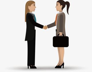 矢量商务人物免抠