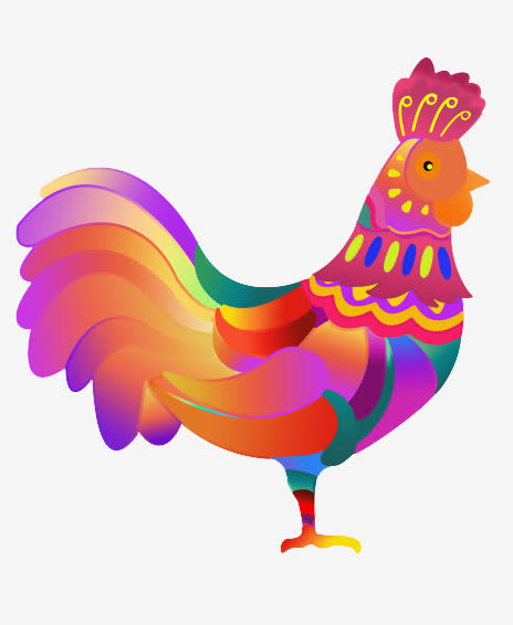 鸡年元素素材免抠