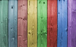 七彩的木板免抠