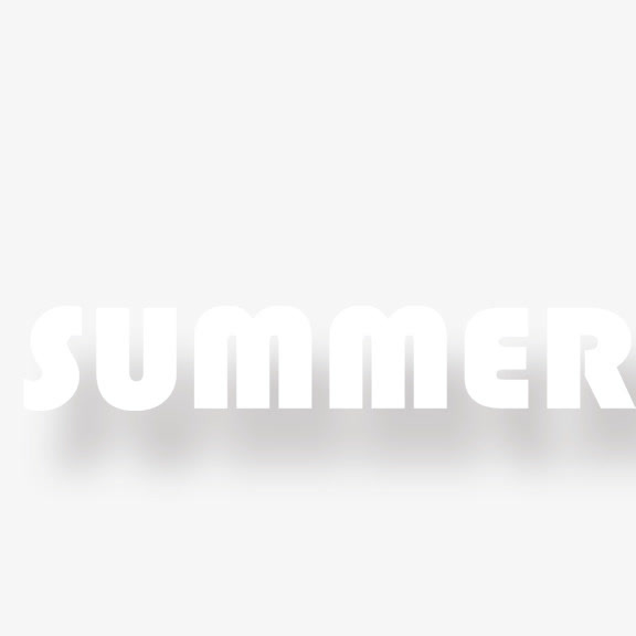 summer艺术字免抠