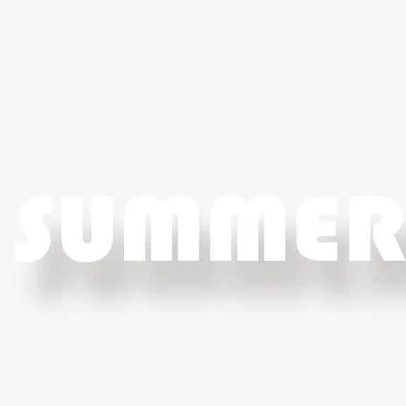 summer艺术字免抠