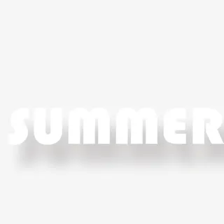 summer艺术字免抠
