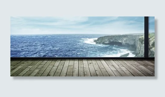 海水 木板 窗户 办公 海岸 玻璃高清