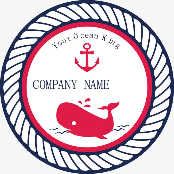捕鱼logo设计免抠