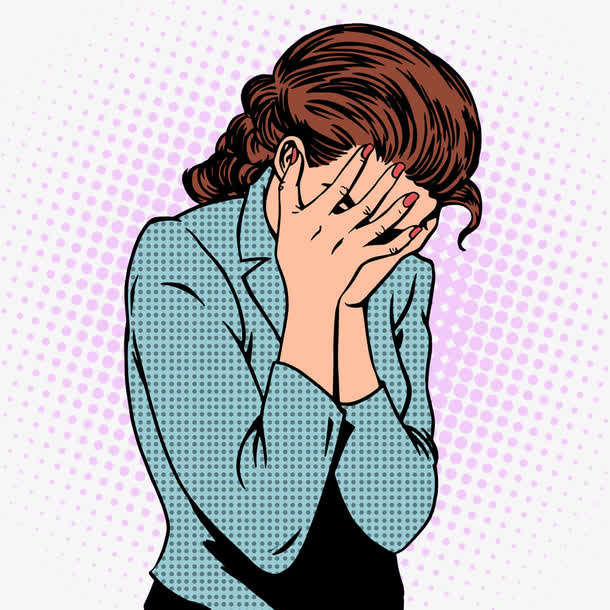 哭泣的女人免抠