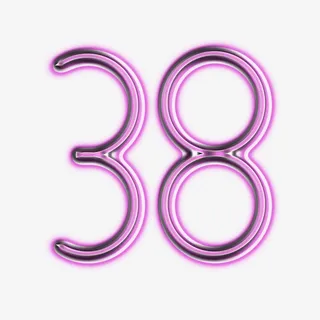 38数字造型免抠