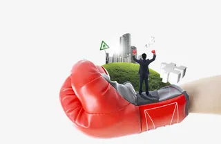 企业文化宣传册商务背景素材免抠