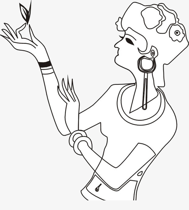 手绘的艺术免抠