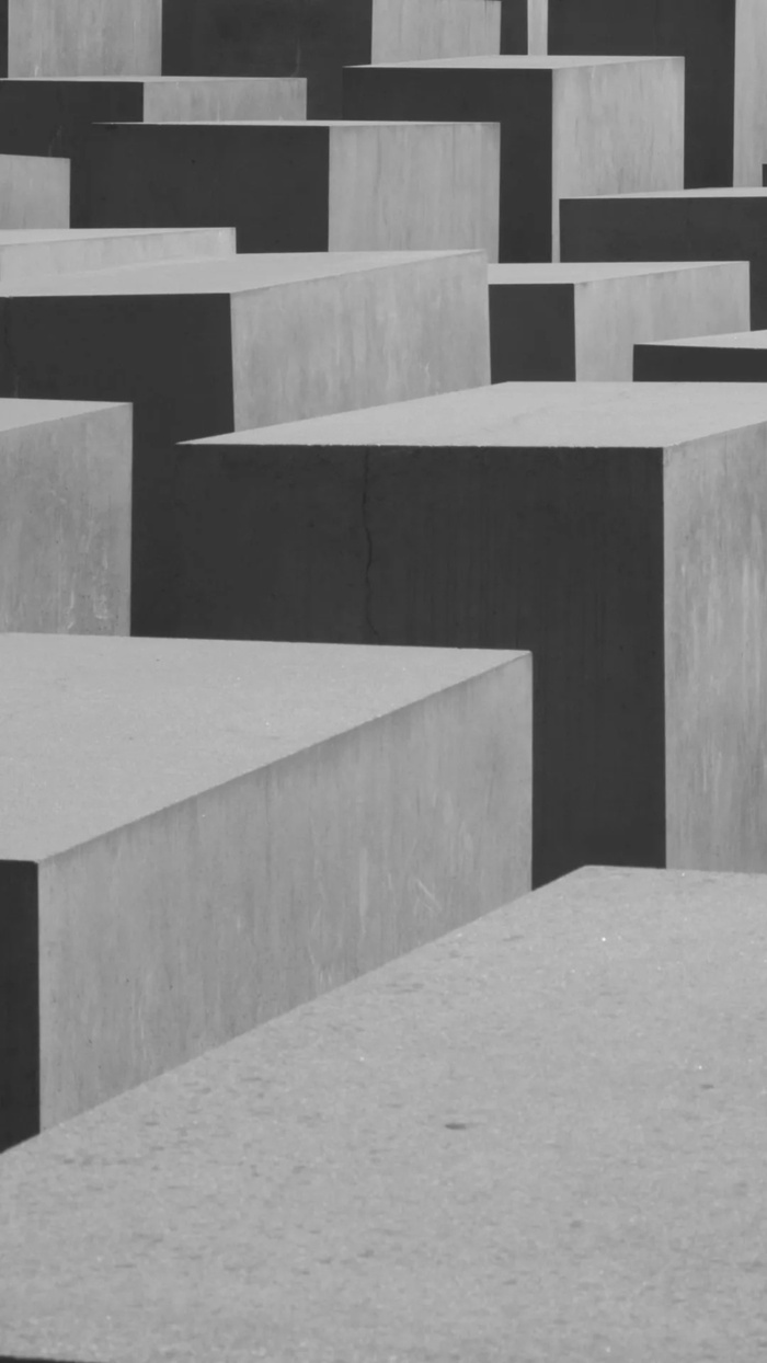 黑白三维立体场景H5背景高清